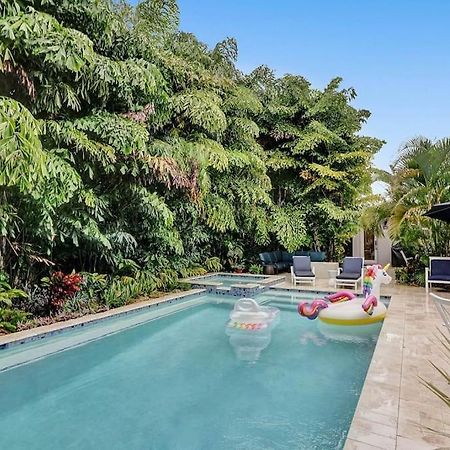 Stylish Tropical Oasis Hot Tub Pool Bbq Villa Fort Lauderdale Dış mekan fotoğraf