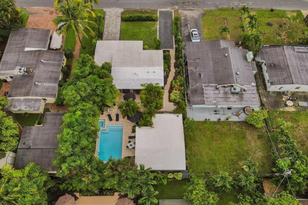 Stylish Tropical Oasis Hot Tub Pool Bbq Villa Fort Lauderdale Dış mekan fotoğraf